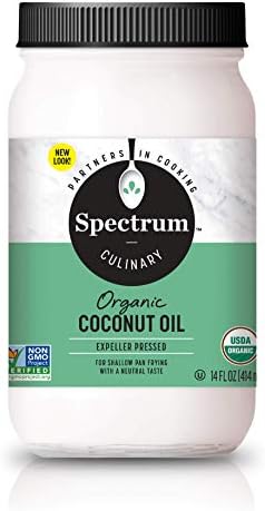 Spectrum Naturals Organic Coconut Oil, 14 Oz (packaging may vary)