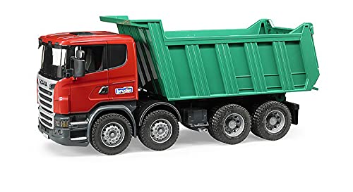 bruder 03550 - Scania R-Serie Kipp-LKW - 1:16 Lastwagen Muldenkipper Kipplaster Transporter Truck Baufahrzeug Baustelle…