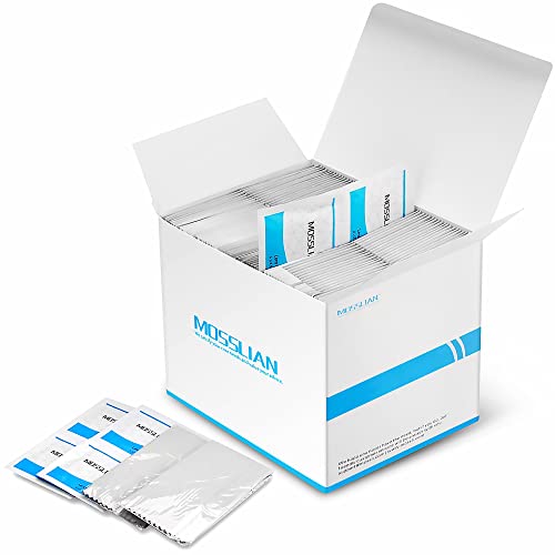 MOSSLIAN Toallitas de Limpieza Ideales para Teléfono,Relojes,Espejo,Gafas Protectoras, Espejo Retrovisor, Parabrisas,240+2