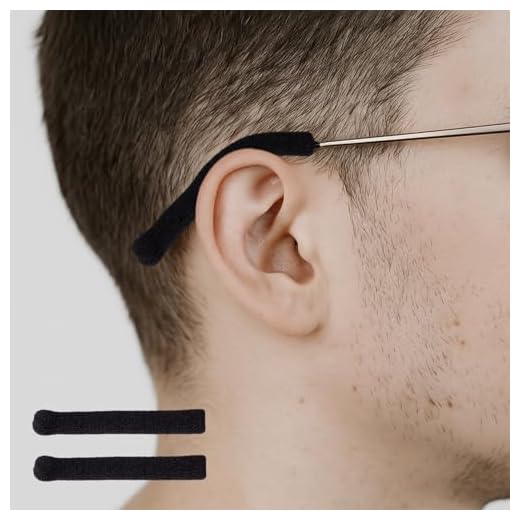 5Pair Eye Glasses Ear Cushions,Soft Knitting Cotton Eyeglass Ear Cushions for Glasses Temple Tips for Eyeglasses,Anti-Slip Elastic Eyeglass Temple Sleeves,Sunglasses Eye Glasses Arm Covers Retainers