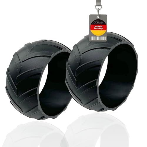 3DHerb® Radschutz Set kompatibel mit Segway Navimow i-Serie - i105e, i108e & i110n - robuster Schutz - perfekte Passform, Zubehör für Mähroboter