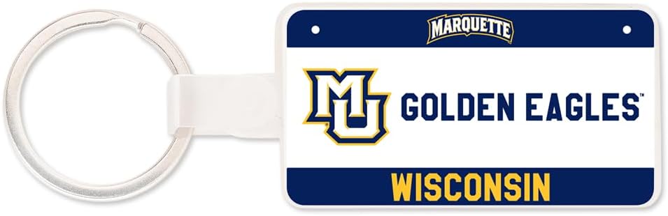 Desert Cactus Marquette University Keychain - Official MU Golden Eagles Car Keys Holder (Acrylic Keychain)