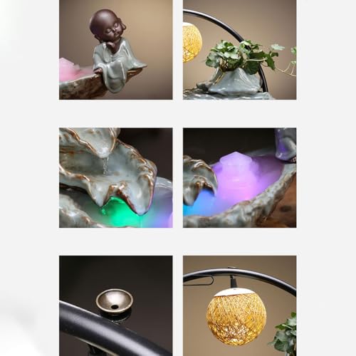 Fontaine à eau de bureau TUSUOD : cascade décorative intérieure