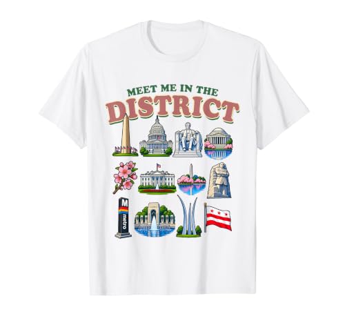 Washington DC Sehenswürdigkeiten Monument Capitol Cherry Blossoms Preisgünstiges Grafik-T-Shirt