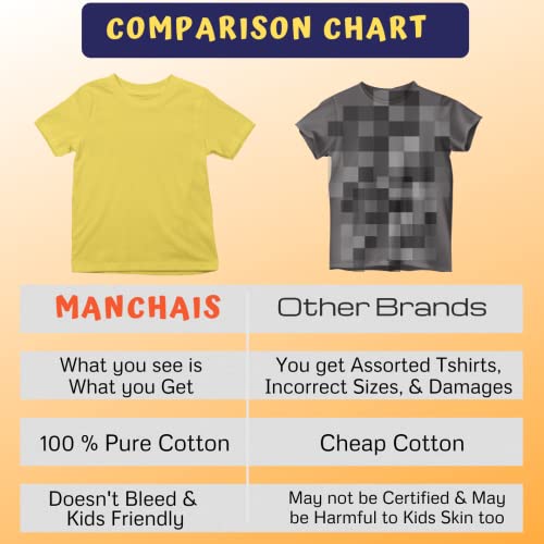 Image of Boys Tshirt Tshirts for Kids Boys Kids t Shirts fr Boys Organic Cotton Short Sleeves Round Neck Regular Fit T-Shirt for Baby Boy Solid Plain T-Shirts Boy