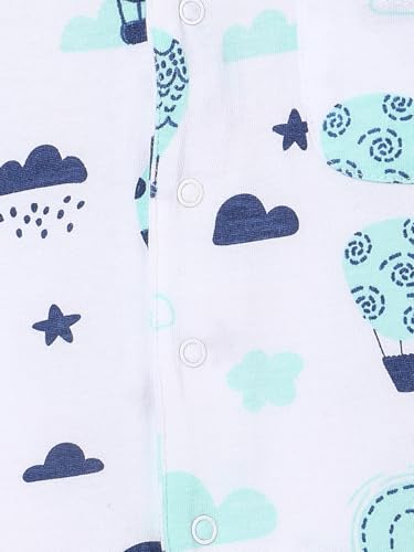 Image of The Mom Store Kids Cotton Night Suit for Boys and Girls | Breathable Night Dress for Kids Boys and Girls | Printed Nightsuit Pajama Set | Comfortable All-Season Sleepwear for Daily Use