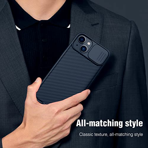 Image of Nillkin for iPhone 14 Plus Case, Slide Camera Cover Case for iPhone 14 Plus Lens Protection[Anti-Scratch Hard PC and TPU] Slim Shockproof Case Protective Phone Case for iPhone 14 Plus 6.7'' Black