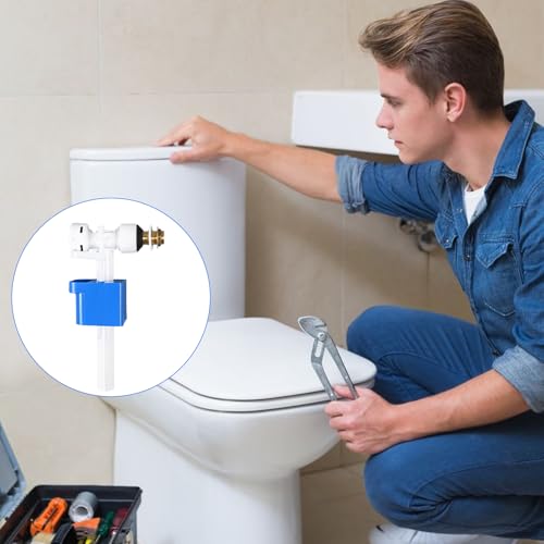 Spülkasten Ersatzteile, Schwimmerventil Spülkasten G 1/2 Zoll Füllventil Toilettenspülung Schwimmer Spülkasten für seitliche Toilettenspülkästen