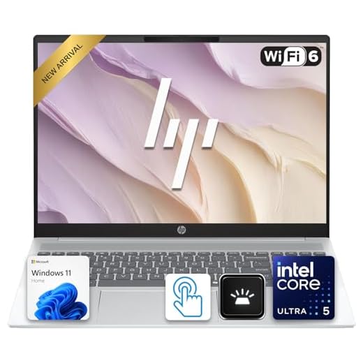HP OmniBook 5 16" 2K Touchscreen Laptop | Intel Core Ultra 5 Processor | 16GB DDR5 RAM | 256GB PCIe SSD | Win 11 | Full-Size, Backlit Keyboard | Wi-Fi 6 | Work, Study & Everyday Use | WOWPC USB