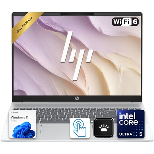 Image of HP OmniBook 5 16 inch 2K Touchscreen Laptop | Intel Core Ultra 5 Processor | 16GB DDR5 RAM | 1TB PCIe SSD | Win 11 | Full-Size, Backlit Keyboard | Wi-Fi 6 | Work, Study & Everyday Use | WOWPC USB