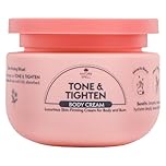 Nature Spell Tone & Tightening Body Cream, Firming Moisturiser for Skin Elasticity, Infused with Hyaluronic Acid, Plant Collagen & Ginseng, Vegan, 250ml