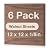 Wowood 6 Pack Walnut Plywood Sheets, 12 x 12 x 1/8 Inch, 3mm Plywood for Laser Cutting, Thin Unfinished Wood Sheets for Architectural Models, Wood Burning and DIY Wood Crafts