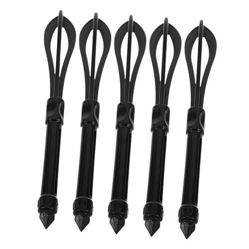 WRITWAA 5 Piezas Barra Para Mezclar Tinte Para El Cabello Batidor De Tinte De Cabello Manual Herramienta De Tinte De Pelo De Salón Accesorios De El Plastico Black Reutilizable
