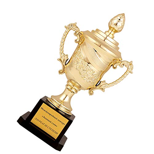 BESPORTBLE Brinquedo de copo de troféu de recompensa de troféu de plástico com base para escola de j