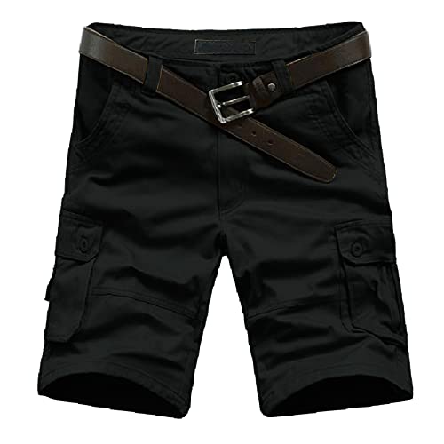 Mens Resort Wear 2025 Loose Fit Summer Cargo Shorts with Zipper Multi Pocket Outdoor Casual Lightweight Shorts2
