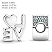 Pandora Jewelry Love Charm in Sterling Silver