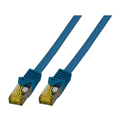 EFB Elektronik MK7001.1,5BL RJ45, cavo patch 6a (cavo grezzo CAT 7) S/FTP, 1,50 m, blu