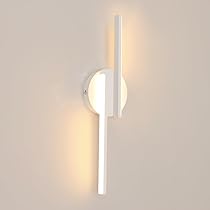 Tealight Applique da Parete Interno, 16W Lampada da Parete Moderno, Bianca Calda 3000K 1800LM Lampada a Muro per Camera da Letto, Soggiorno, Corridoio, Scale, 45CM