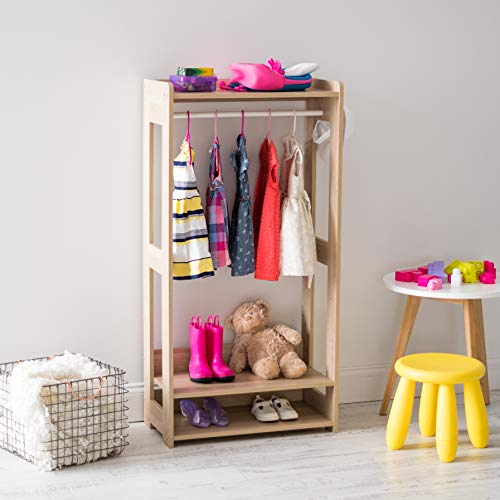 Iris Ohyama, Appendiabiti, Guardaroba, Appendiabiti con ripiano per bambini, Organizzatore di abbigliamento per bambini… - Image 6