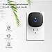 SECRUI Wireless Doorbell, Easy installation, Waterproof, Adjustable Volume, 58 Chimes, Colorful LED, 1000Ft Range, M520+F55, Black