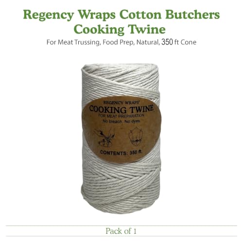 Image of Regency Wraps Butchers Cooking Twine,350ft, Heavy 16 Ply, 2.4mm, Food Safe