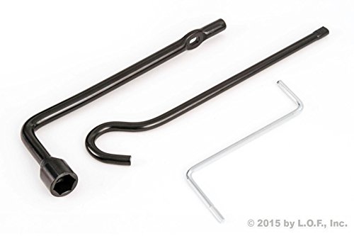 Red Hound Auto 2001-2015 Compatible with Honda (Accord CRV Element Pilot) and Acura (MDX RDX) Spare Tire Tool Replacement Set Kit for Jack