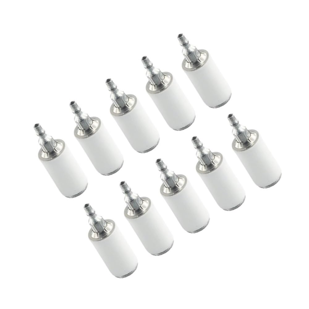 Kit 10 filtros combustible desbrozadora 128L 125L para solucionar tirones de motor y fallos de arranque