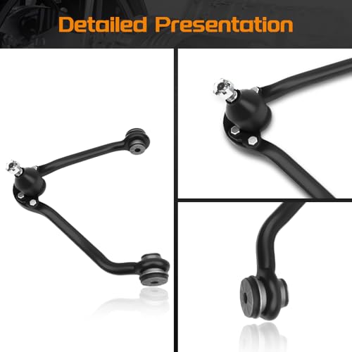 BRTEC 6PCS Front Upper Control Arms Kit Compatible with Chevrolet & GMC C1500 C2500 C3500 1993-2000, Express Savana 2500 3500 1996-2002 Front End Suspension kit Outer Tie Rod Links Lower Ball Joints by BRTEC - Image 6