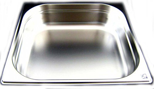 Airbrush-City GN 2/3 Gastronorm - Recipiente para gastronorm (acero inoxidable, 6,5 L, 100 mm)