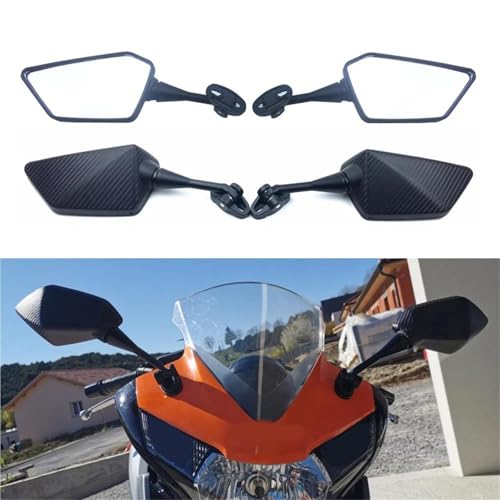 Rétroviseurs Moto Carbone CBR600RR Vision Élargie Angle Mort - 8