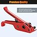 weyleity Poly Strapping Tensioner & Cutter Manual Strapping Tools Heavy Duty Manual Strapping Tensioner Cutter Cord Strapping Machine Windlass for 1/2