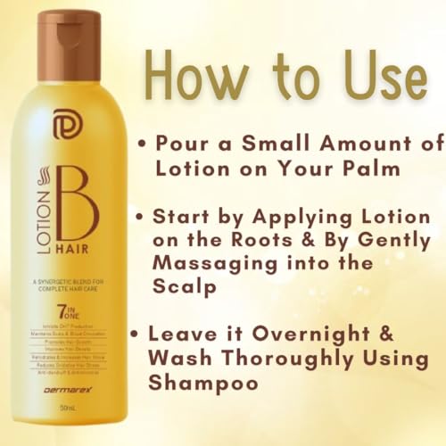 Image of B Hair Lotion | Hair Lotion for Hair Growth, Anti-Dandruff & Hair Fall Control | Nourishing Scalp Care with Natural Ingredients | 50ml