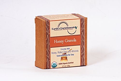 USDA Organic Bar Soap Collection (Honey Almond Oatment)