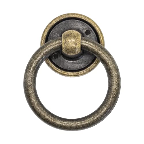 Puxadores De Gaveta Rustica Colonial Alça Salerno Kit 5 Uni