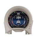 Tachometer Passend Für Fiat 500 2007-2024 Tacho Instrument Cluster Auto Drahtlose Carbar LCD Digital Dashboard Cluster