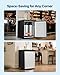 VEVOR Beer Kegerator, Dual Tap Home Draft Beer Dispenser for Ball Lock, Full Size Keg Refrigerator with 5lbs CO2 Tank, Hold 2 Sixth / 2 Slim / 3 Ball lock keg, 162L
