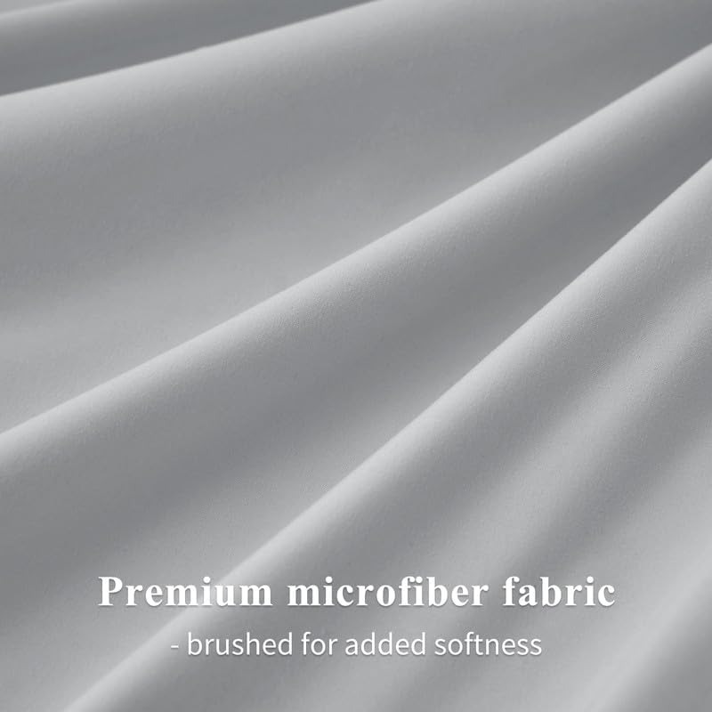 Housse de couette fermeture éclair 240x260 en microfibre imprimée - 3