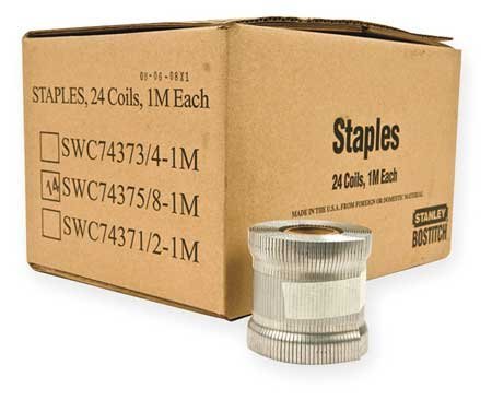 Agrafes pour carton Bostitch SWC74375/8-4M pour stopper les déchirures d'emballage