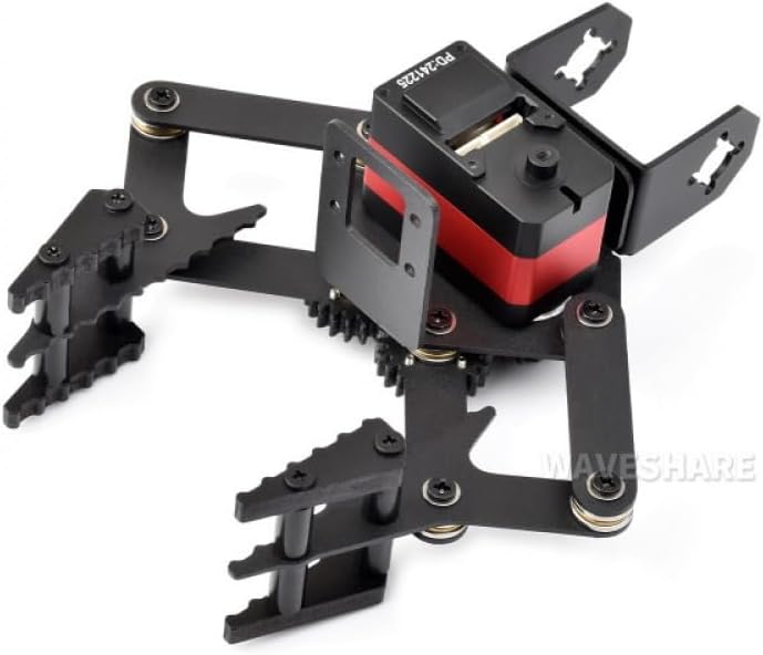 AmpOhm360 High Performance Robotic Arm Gripper Kit with Closed Loop Control for Microcontroller and IoT Projects, Compatible with Development Boards SKU-30386