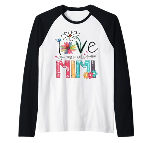 I Love Being Called Mimi Mimi Gift For Birthday Mother's Day Raglan Baseball Tee