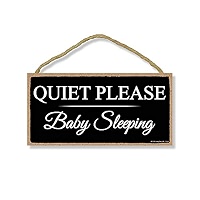 Quiet Please Sleeping Sign