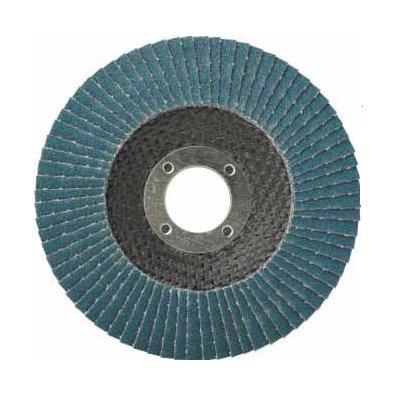 10 Stück Fächerscheibe 125mm BLAU Edelstahl, INOX, VA Fächerscheibe Korn 120 Cover