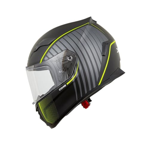 KSK Casco Integral Core Amarillo – Homologado ECE R 22.06 – L (59 cm) – Carcasa ABS