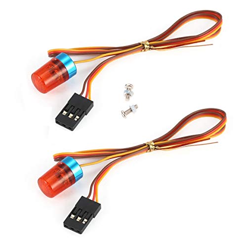 LAFEINA Ultra Bright LED Police Rotating Flashing Light for RC Model Police Firefighting Ambulance...