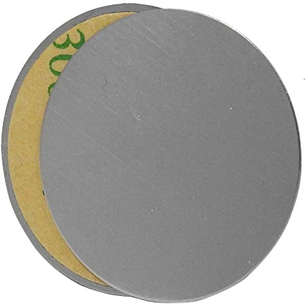 cofi1453 8 x magnetyczna wymienna metalowa p?ytka do samochodu, magnetyczny uchwyt na telefon komórkowy, uniwersalny uchwyt magnetyczny, szary