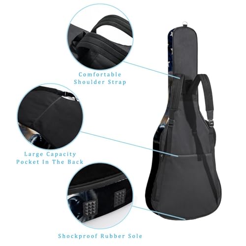 Sac pour guitare étanche grand format multicolore 108 cm
