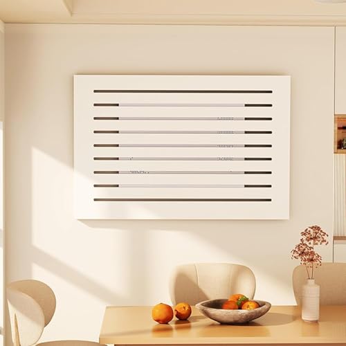 Wall-Mounted Breaker Box Cover - Decorative Fuse Box Cabinet, Yellow, 60x50cm (23.6x19.7in) - Stylish Electrical Panel Hideaway for Living Room & Office