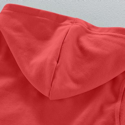 Boys Hoodies Kids Cotton Soft Lightweight Sleeveless Jacket Tween Zip Up Running Athletic Hooded Outerwear Coat Fall3