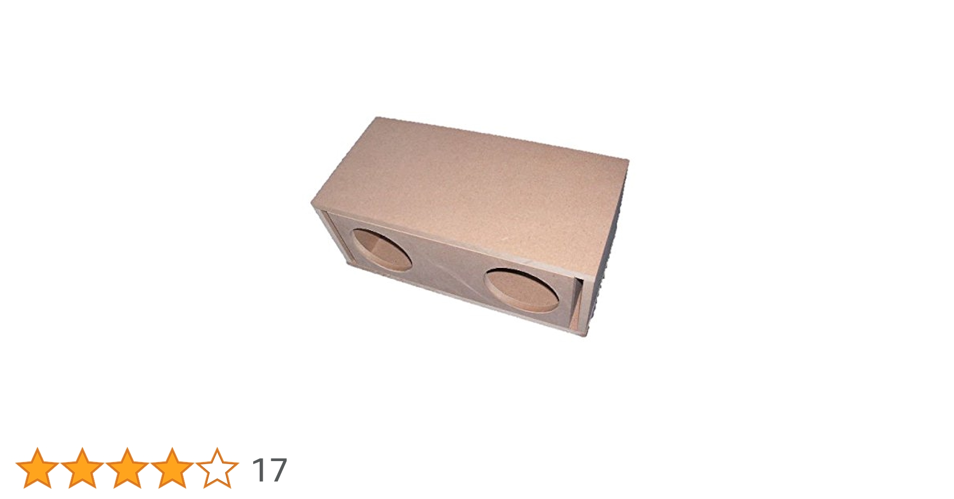 Amazon | 8cmスピーカーボックスエンクロージャーキット ステレオワン
