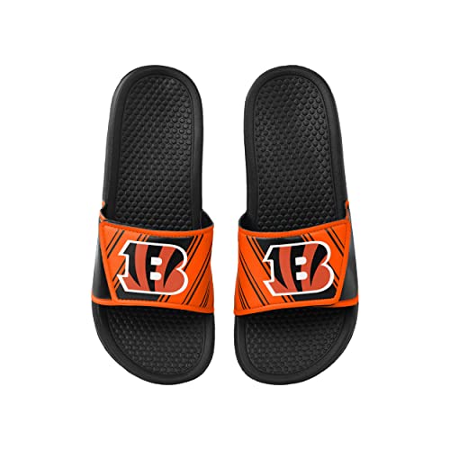 Image of FOCO mens NFL Team Logo Legacy Sport Slide Sandals